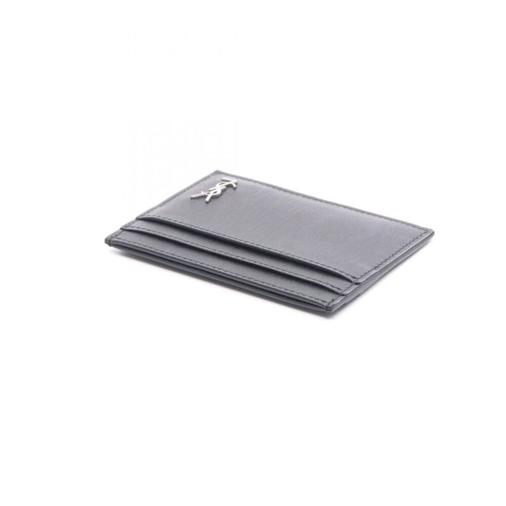 Saint Laurent Cassandra Leather Card Case - Picture 3 of 4